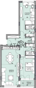 Продава 3-СТАЕН, град Пловдив, Гагарин • 159400 € / 311759.30 лв. • 81190244 2