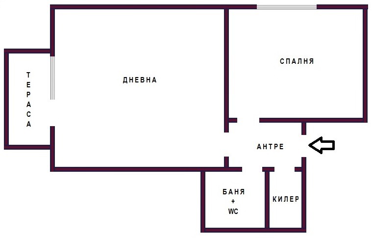 Продается  1 спальня Варна , Младост 2 , 69 кв.м | 72611146