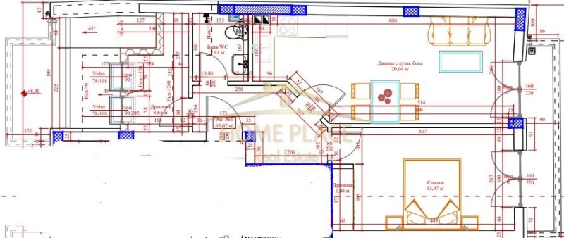Продава  3-стаен град Варна , Погреби , 66 кв.м | 77664143