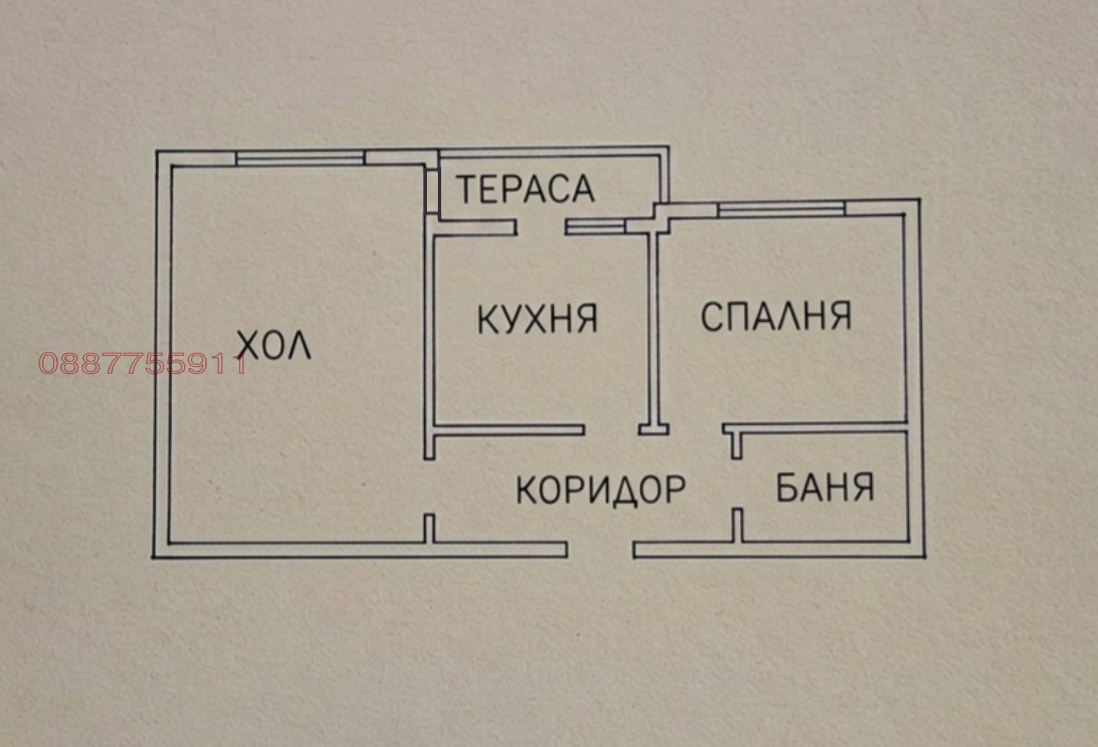 Продава 2-СТАЕН, гр. Шумен, Тракия, снимка 4 - Апартаменти - 55886633