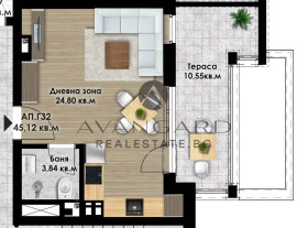 Продажба на едностайни апартаменти в град Пловдив — страница 13 - изображение 3 