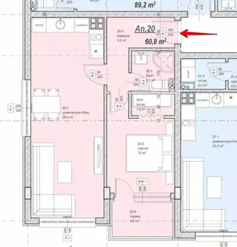 À vendre  1 chambre Sofia , Vitocha , 70 m² | 87075743 - image [4]