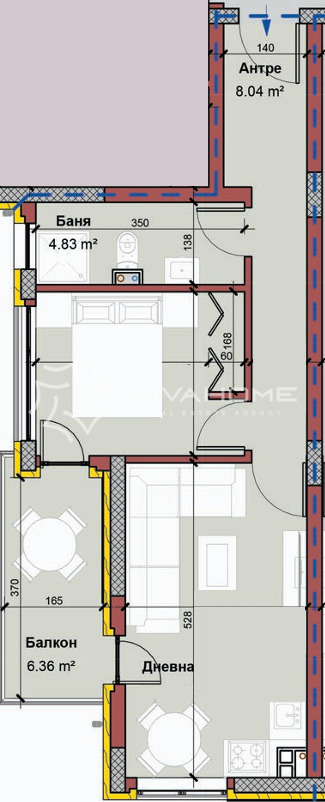 Продава 2-СТАЕН, гр. Варна, Виница, снимка 13 - Апартаменти - 53731241