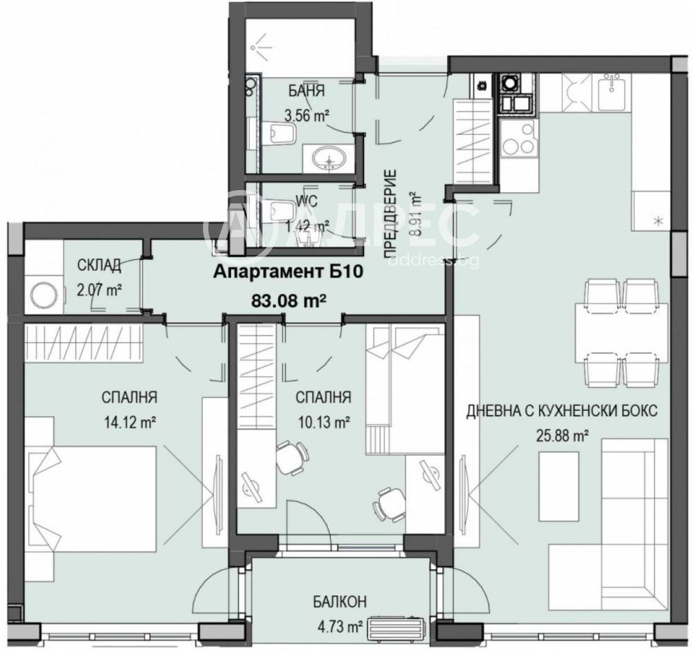 Продава 3-СТАЕН, гр. София, Кръстова вада, снимка 4 - Апартаменти - 54110740