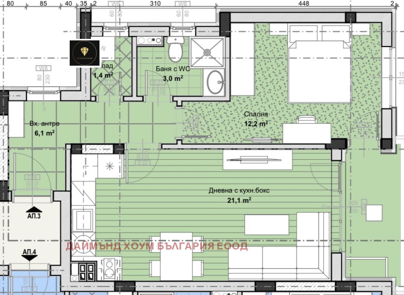 Продава 2-СТАЕН, гр. Пловдив, Остромила, снимка 2 - Апартаменти - 52316179