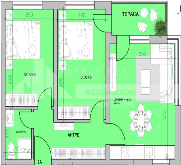 Te koop  2 slaapkamers Plovdiv , Christo Smirnenski , 88 m² | 28625276 - afbeelding [2]