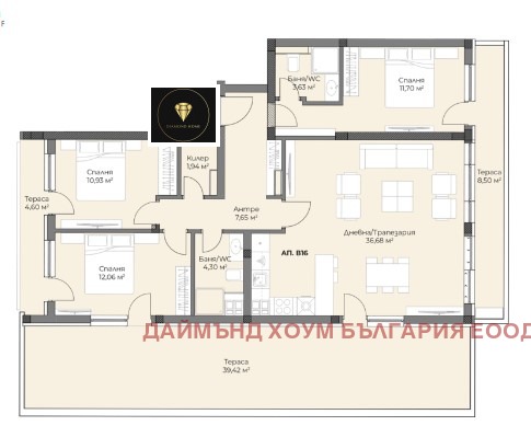 À venda  3 quartos Plovdiv , Hristo Smirnenski , 195 m² | 28521718 - imagem [2]