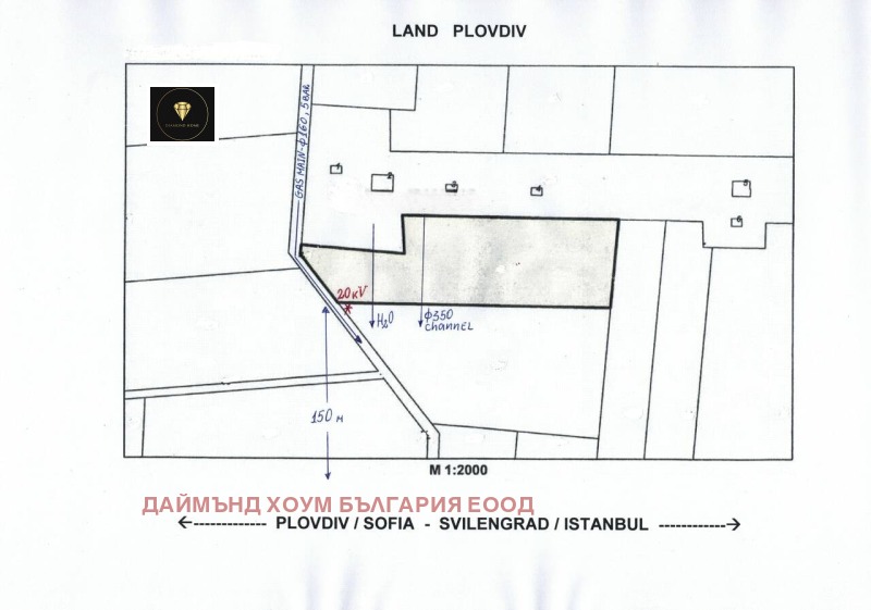 Na prodej  Spiknutí Plovdiv , Industrialna zona - Iztok , 6000 m2 | 42998889