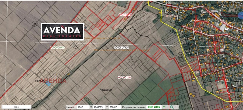 Продава ПАРЦЕЛ в област София, с. Пролеша - 500 кв.м / 22 500 € » 44 006.18 лв., АВЕНДА
