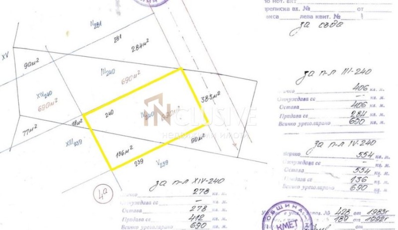 Till salu  Komplott region Sofia , Gara Elin Pelin , 690 kvm | 12781575
