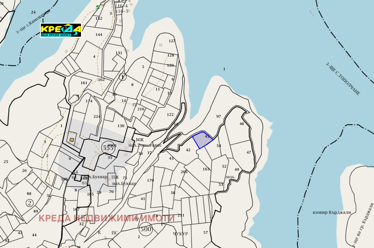 Продава ПАРЦЕЛ, с. Тополчане, област Кърджали, снимка 2 - Парцели - 44775622