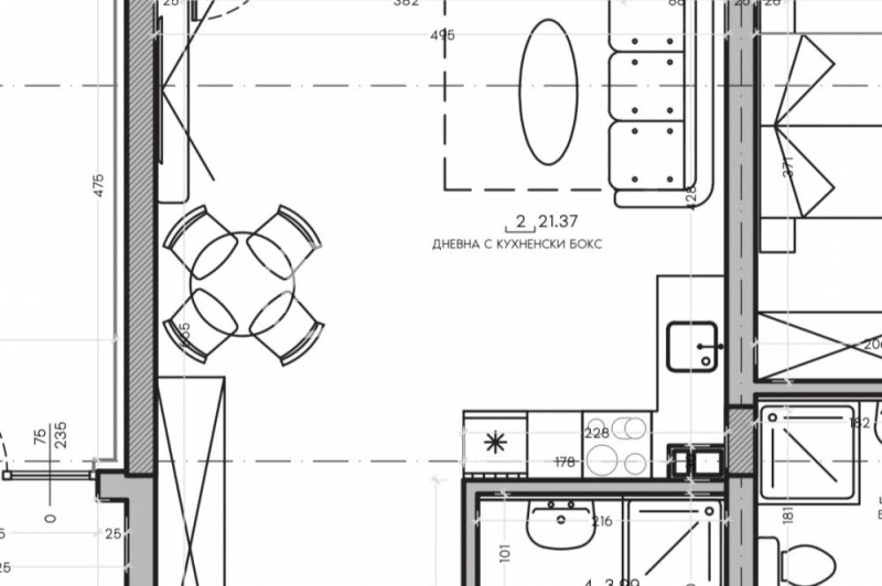 In vendita  Studio Sofia , Malinova dolina , 43 mq | 69090477 - Immagine [2]