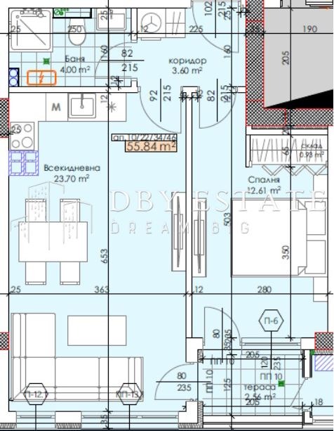 Til salgs  1 soverom Plovdiv , Trakija , 65 kvm | 42926963 - bilde [2]