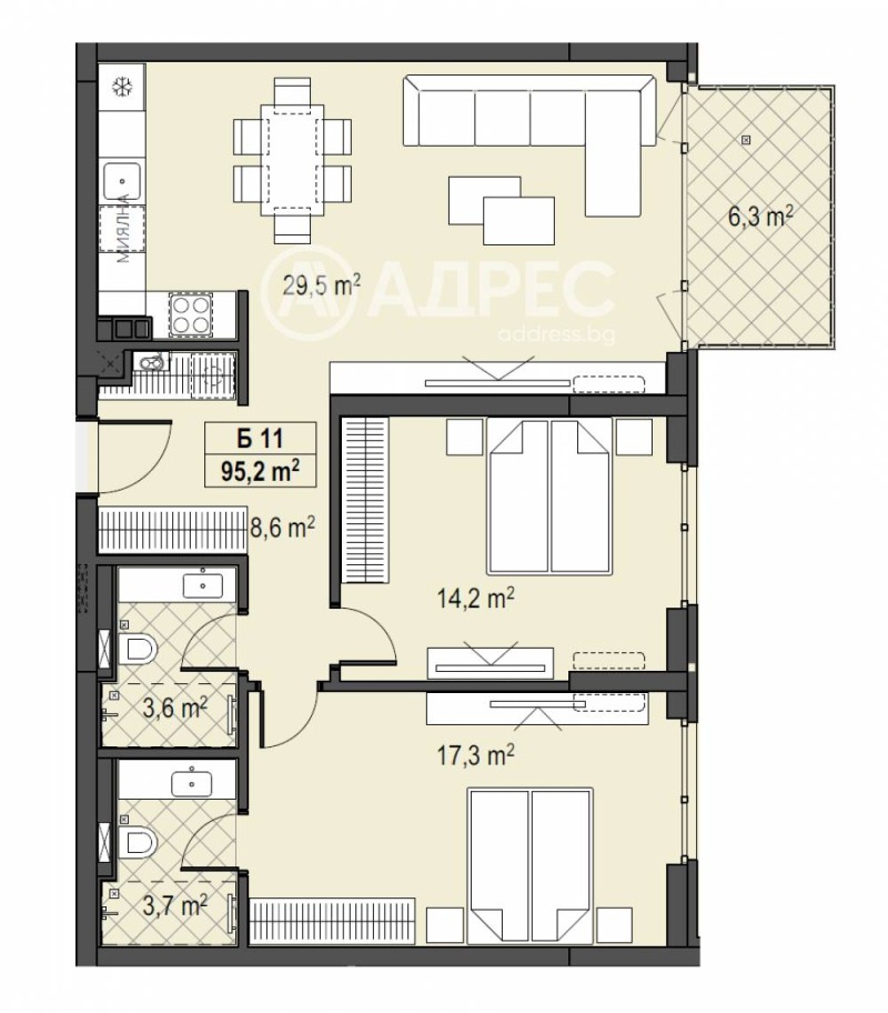 Продава 3-СТАЕН, гр. София, Бояна, снимка 3 - Апартаменти - 52454441
