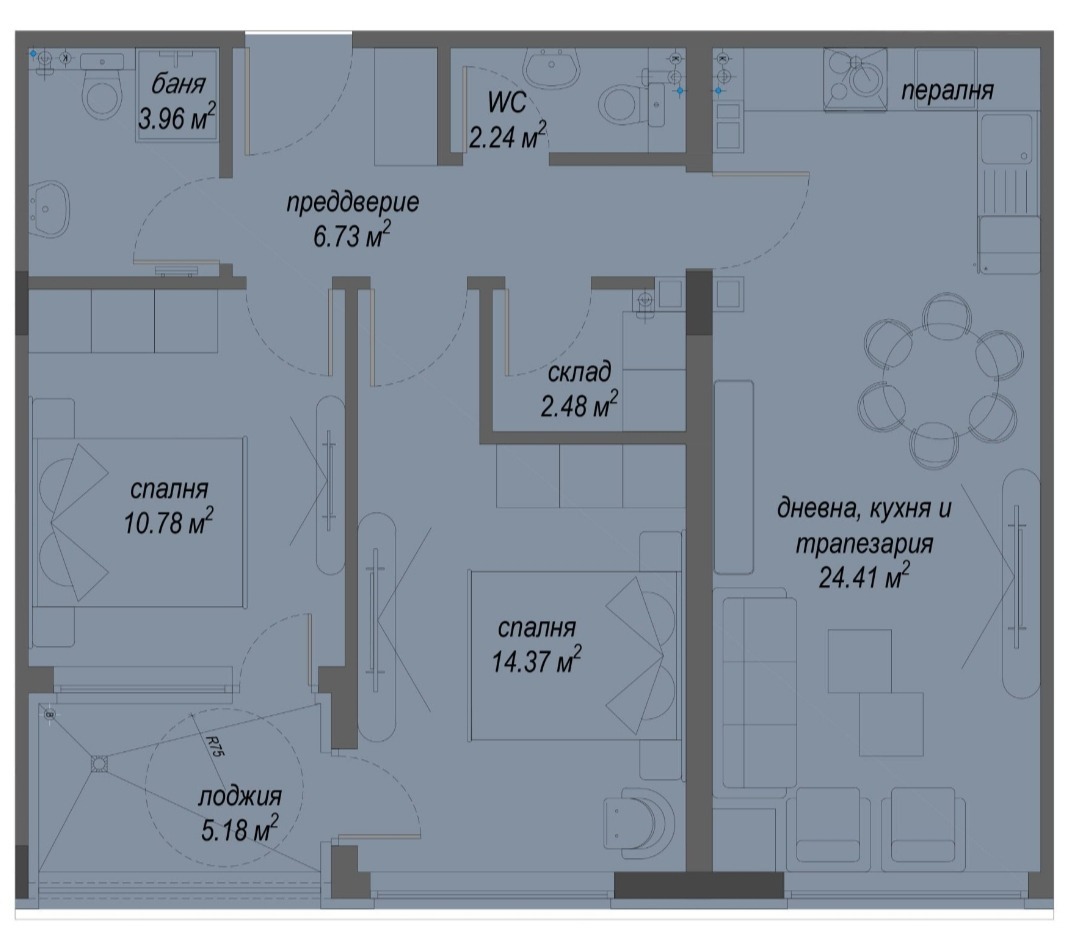 Продава 3-СТАЕН, гр. София, Малинова долина, снимка 2 - Апартаменти - 54024952