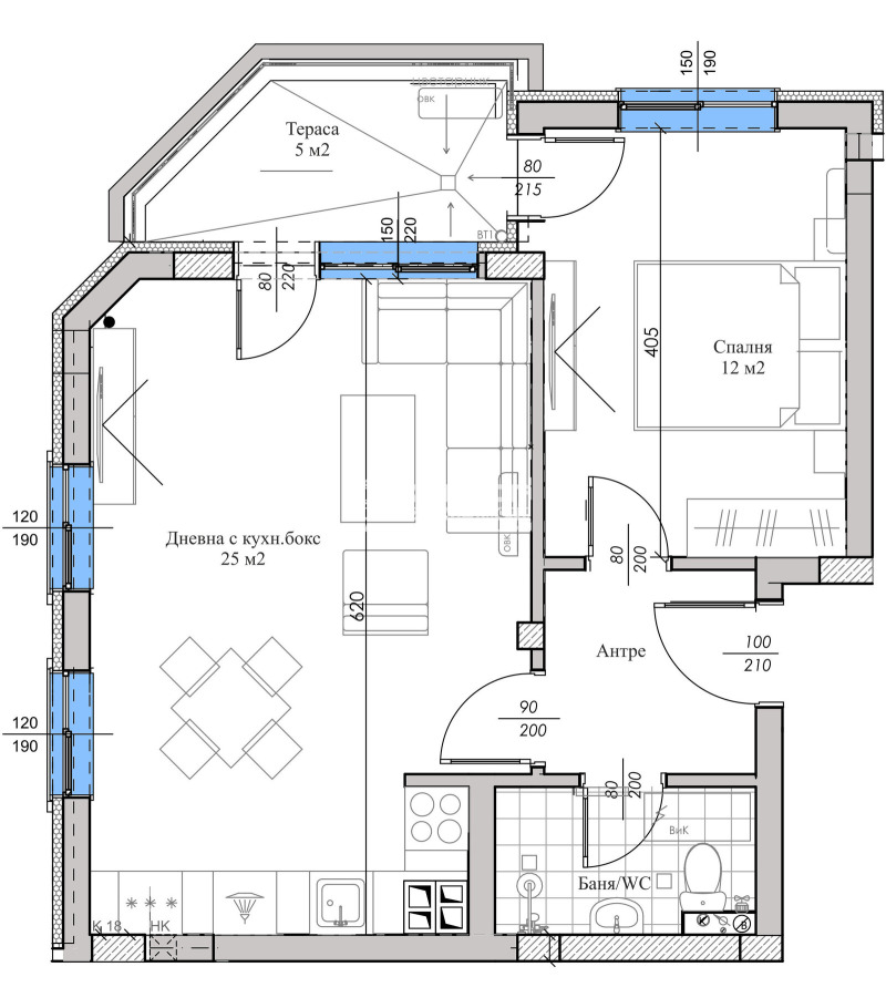 Продава 2-СТАЕН, гр. Пловдив, Въстанически, снимка 5 - Aпартаменти - 47629060