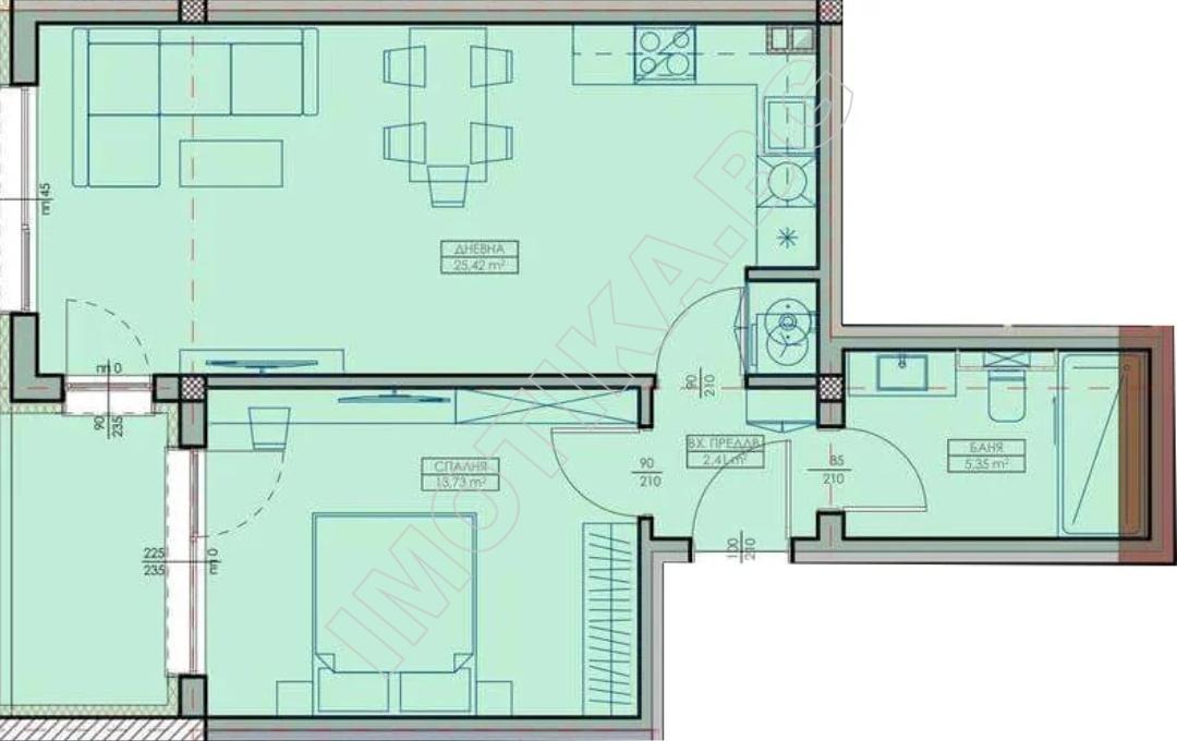 Продава 2-СТАЕН, гр. Варна, Възраждане 1, снимка 2 - Апартаменти - 56316892