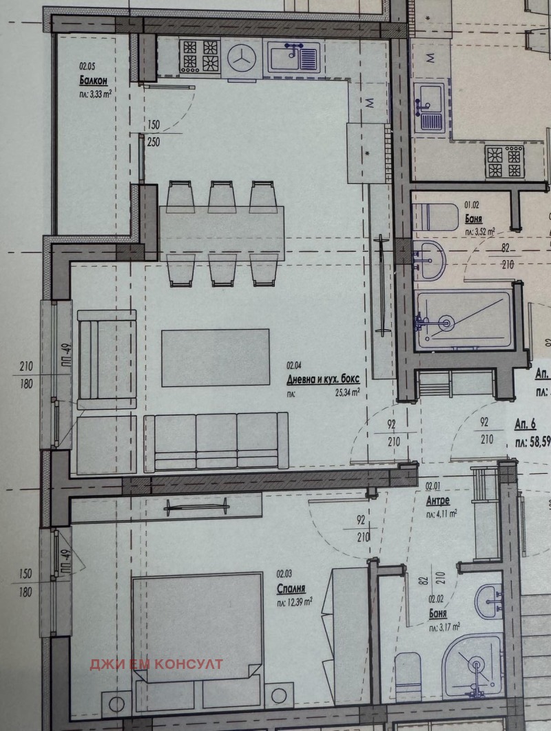 In vendita  1 camera da letto Pleven , Shirok tsentar , 66 mq | 83942885