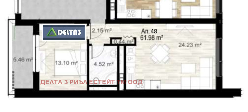 Myytävänä  1 makuuhuone Sofia , Zona B-5 , 73 neliömetriä | 12328266 - kuva [12]
