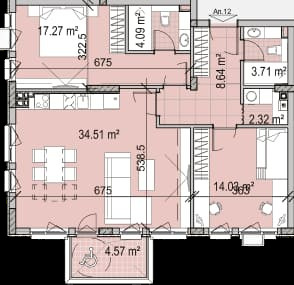 Продава 3-СТАЕН, гр. София, Манастирски ливади, снимка 3 - Апартаменти - 53540234