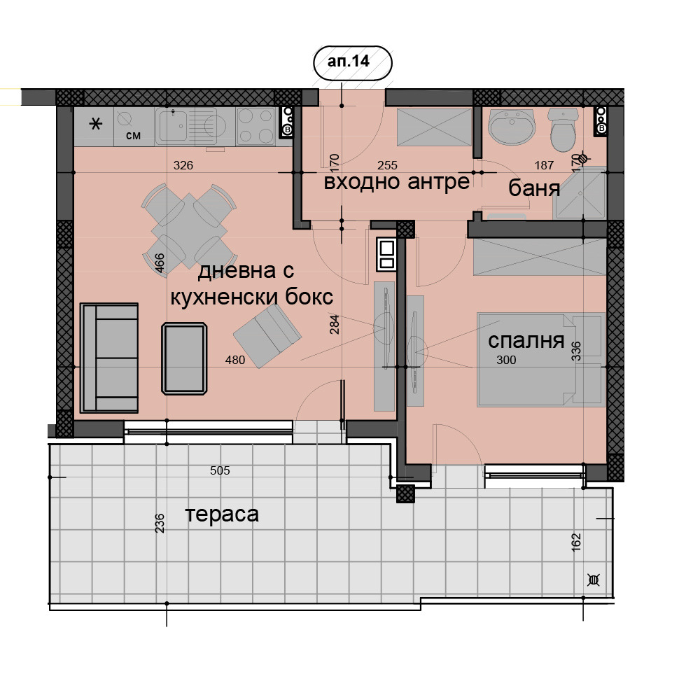 Продава 2-СТАЕН, гр. Пловдив, Остромила, снимка 8 - Апартаменти - 54614510