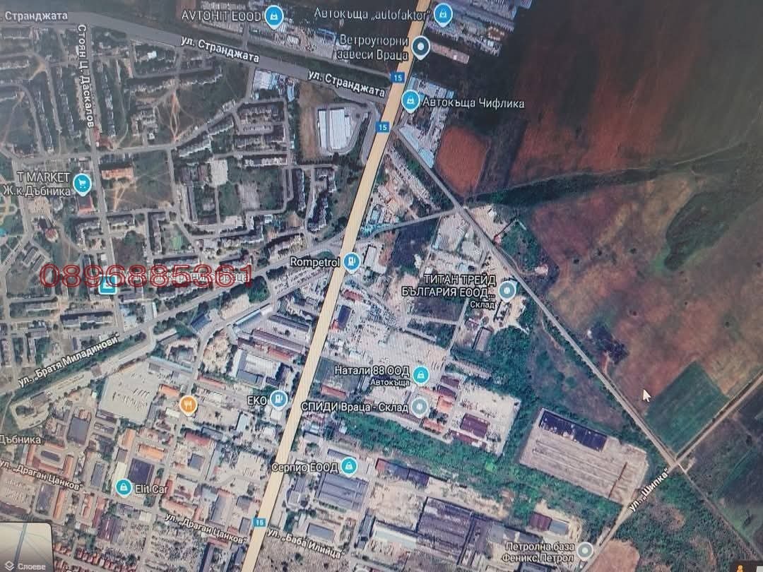 Продава ПАРЦЕЛ, гр. Враца, Промишлена зона