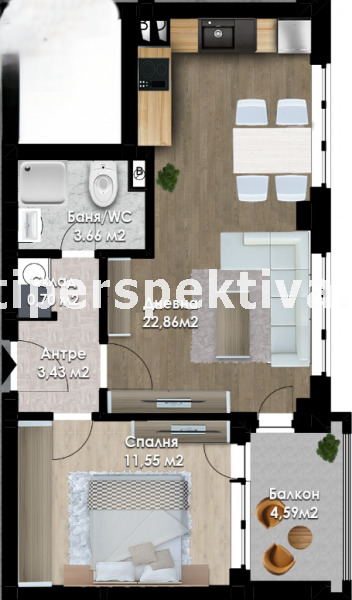 Продава 2-СТАЕН, гр. Пловдив, Кючук Париж, снимка 9 - Апартаменти - 54688612