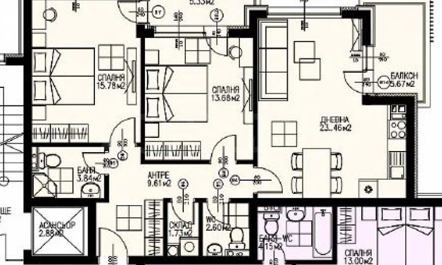 Продава 3-СТАЕН, гр. София, Драгалевци, снимка 3 - Апартаменти - 54608236