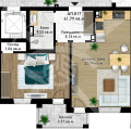 Продава  2-стаен град Пловдив , Коматевско шосе , 71 кв.м | 40433194 - изображение [2]