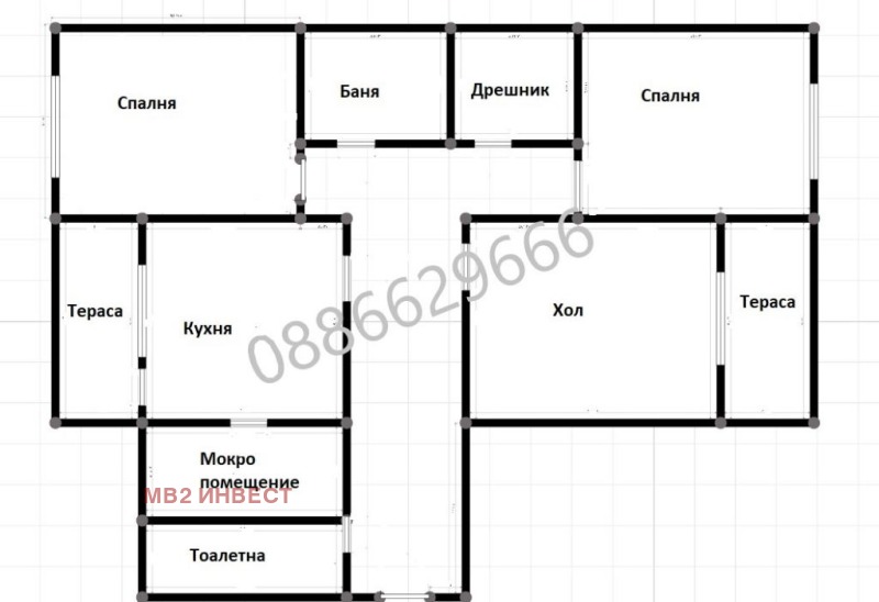 Zu verkaufen  2 Schlafzimmer Sofia , Mladost 2 , 84 qm | 61366552