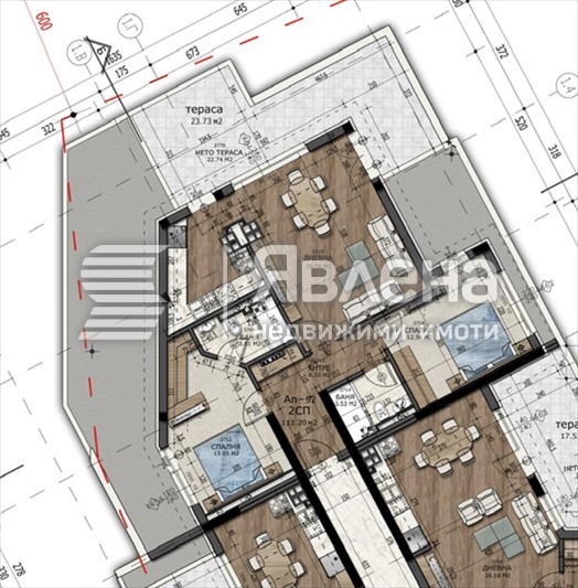Продава 3-СТАЕН, гр. София, Полигона, снимка 2 - Апартаменти - 55214787