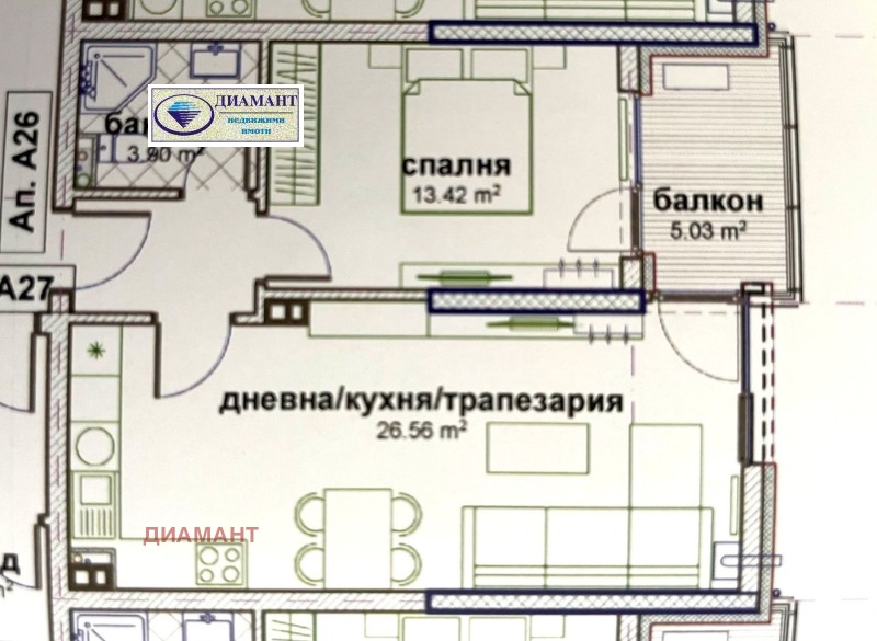 Продава  2-стаен град Русе , Център , 70 кв.м | 74525241