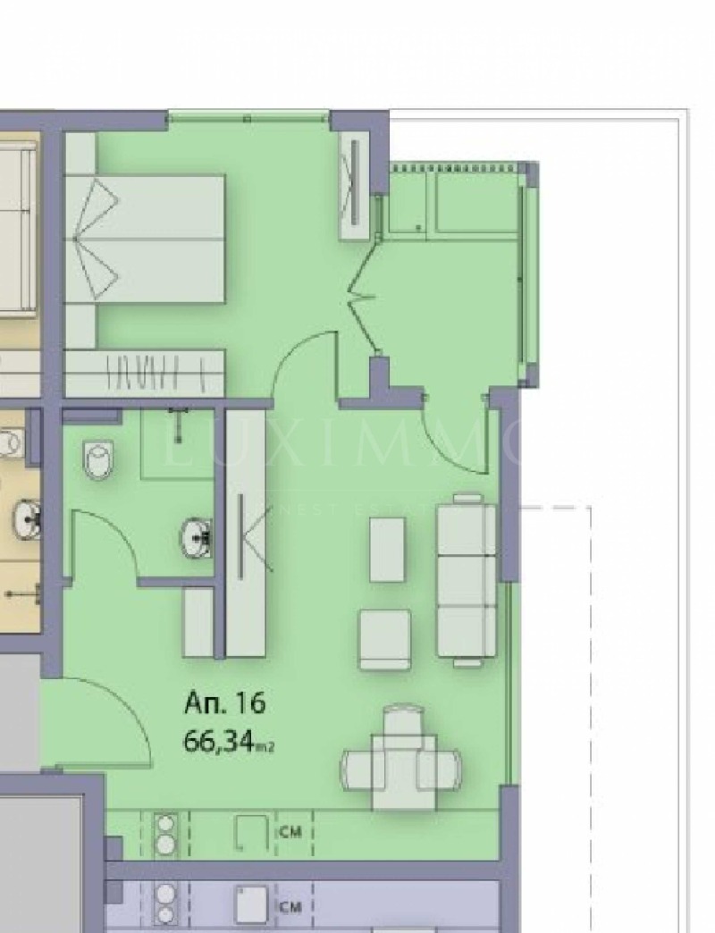Satılık  1 yatak odası bölge Burgaz , Sozopol , 66 metrekare | 27778481 - görüntü [2]