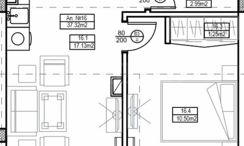 En venta  1 dormitorio región Burgas , Ajtopol , 41 metros cuadrados | 58993157 - imagen [2]