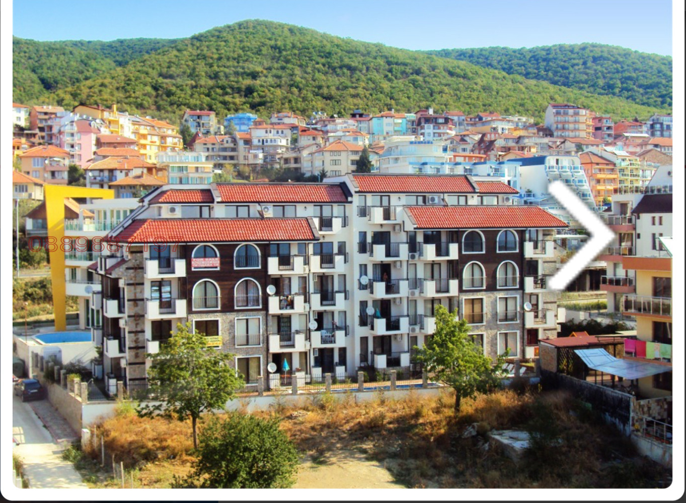 Продава 1-СТАЕН, гр. Свети Влас, област Бургас, снимка 2 - Апартаменти - 54495982