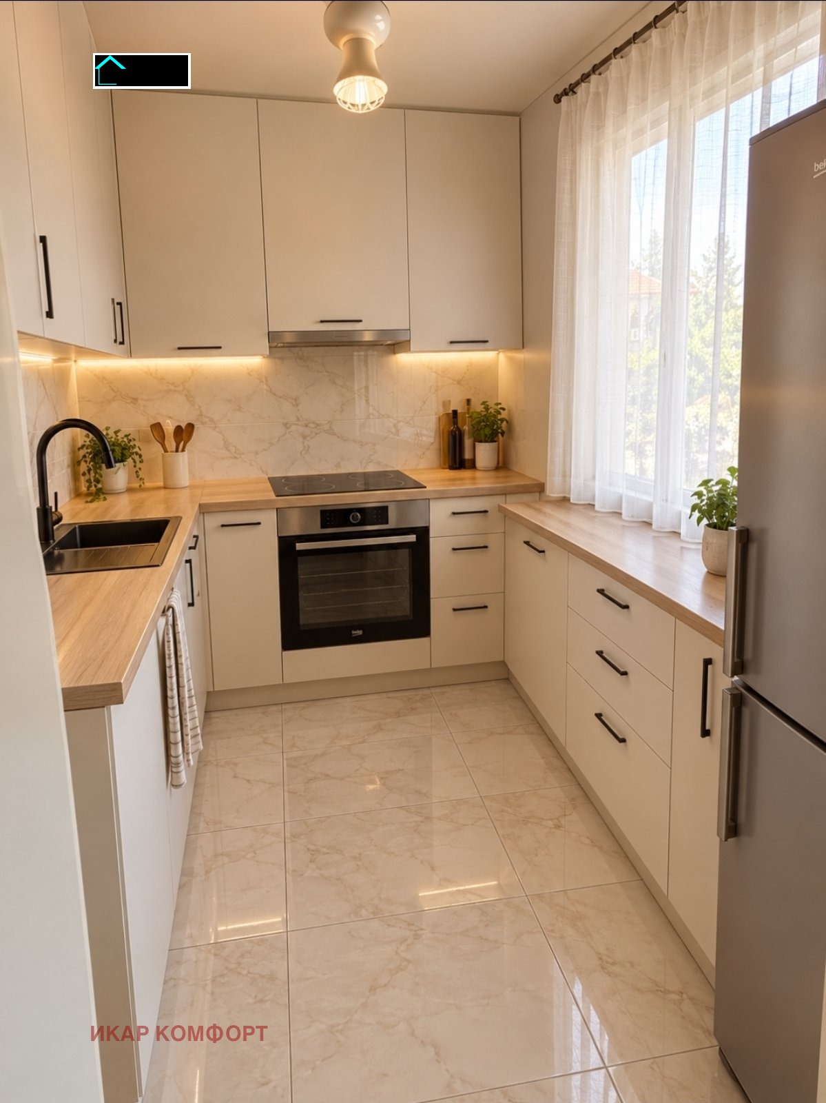 Продава 2-СТАЕН, гр. Русе, Здравец, снимка 5 - Апартаменти - 56204979
