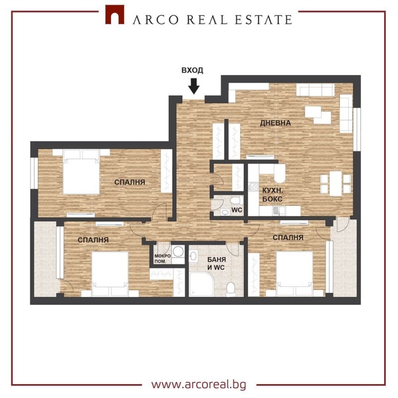 Продава МНОГОСТАЕН, гр. София, Белите брези, снимка 4 - Апартаменти - 51094228