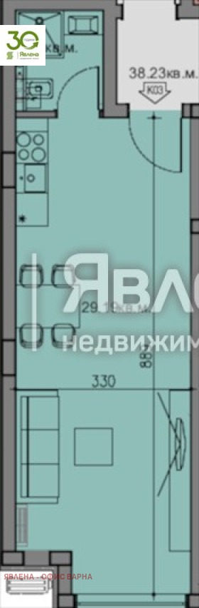 Продава 1-СТАЕН, гр. Варна, Бриз, снимка 2 - Апартаменти - 54419502