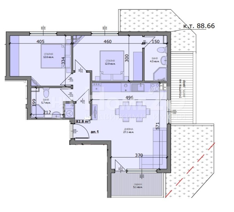 Продава 3-СТАЕН, гр. Варна, м-т Долна Трака, снимка 7 - Aпартаменти - 48680777