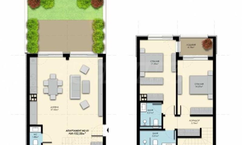 Продава МЕЗОНЕТ, гр. София, с. Бистрица, снимка 2 - Апартаменти - 53559180