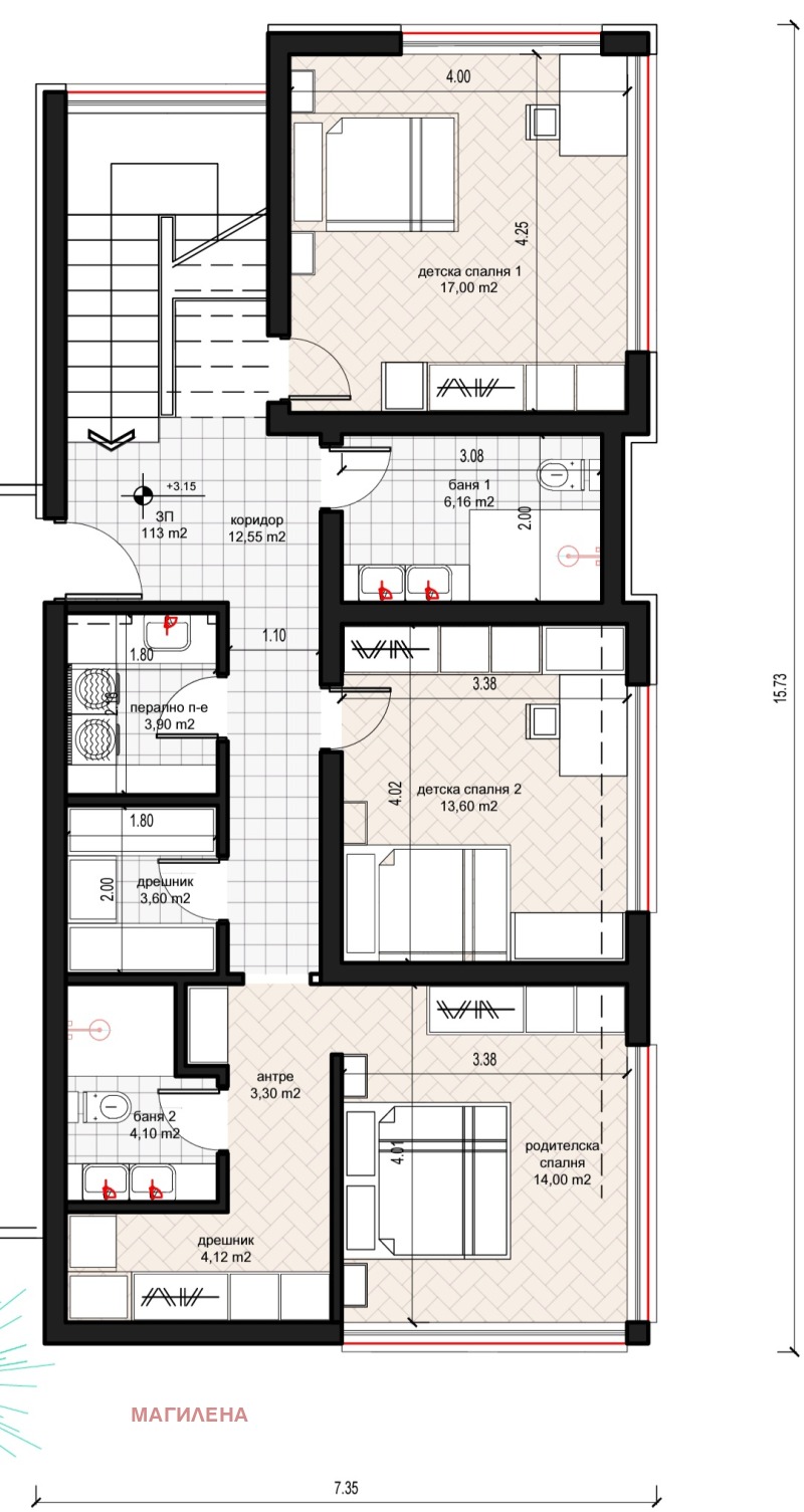 Продава  Къща град Пловдив , Остромила , 230 кв.м | 28203323 - изображение [5]