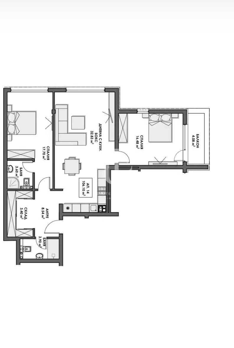 Продава 3-СТАЕН, гр. София, Бояна, снимка 2 - Aпартаменти - 48896410