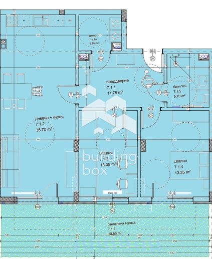 Продава 3-СТАЕН, гр. Варна, Кайсиева градина, снимка 2 - Апартаменти - 55348459