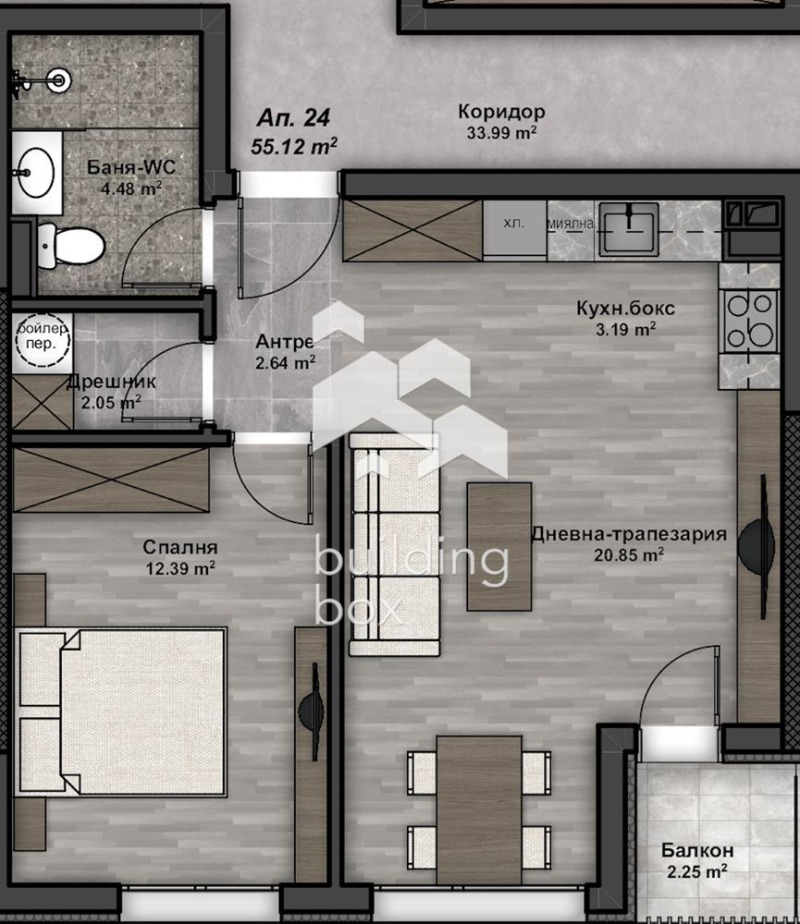 Продава  2-стаен град София , Люлин 4 , 65 кв.м | 92759306 - изображение [9]