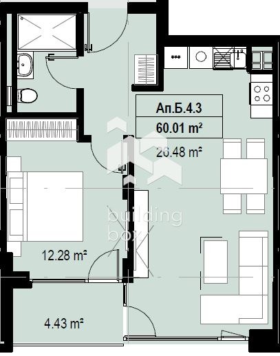 Продава 2-СТАЕН, гр. София, м-т Камбаните, снимка 6 - Апартаменти - 54268357