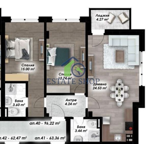 Продава 3-СТАЕН, гр. Пловдив, Остромила, снимка 2 - Апартаменти - 52389238