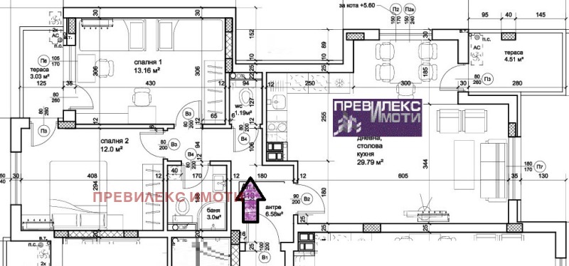 Na prodej  2 ložnice Plovdiv , Vastaničeski , 109 m2 | 53565984 - obraz [2]