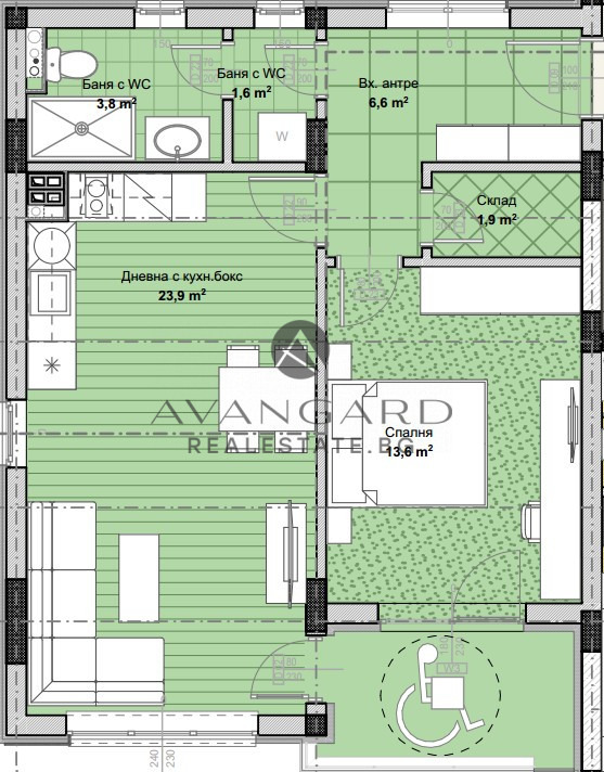 Продава  2-стаен град Пловдив , Остромила , 79 кв.м | 31078403 - изображение [4]