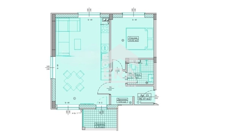 Продава 2-СТАЕН, гр. Варна, м-т Пчелина, снимка 9 - Апартаменти - 55790373