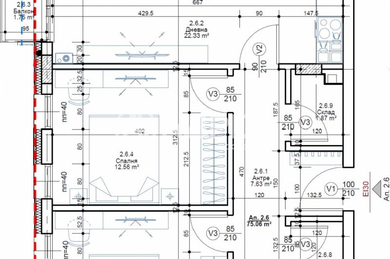 Продава 3-СТАЕН, гр. София, Овча купел, снимка 2 - Апартаменти - 52439194